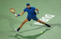 Alexei Popyrin in action in Dubai. Picture: Getty Images