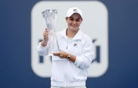 Ash Barty lifts her 10th singles trophy at Miami; Getty Images
