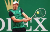 John Millman in action at the Monte-Carlo Masters. Picture: Getty Images