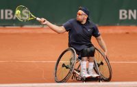 Dylan Alcott in action at Roland Garros. Picture: Getty Images