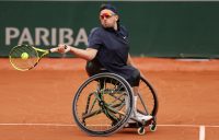 Dylan Alcott in action in Paris. Picture: Getty Images