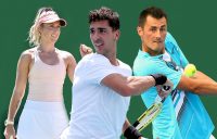 AUSSIE HOPES: Storm Sanders, Thanasi Kokkinakis and Bernard Tomic will contest Wimbledon qualifying this week.