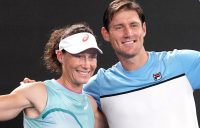 Sam Stosur and Matt Ebden at Australian Open 2021. Picture: Tennis Australia