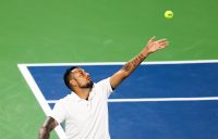 Nick Kyrgios in Atlanta. Picture: Getty Images