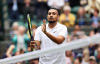 Nick Kyrgios at Wimbledon. Picture: Getty Images