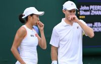 China's Zhang Shuai and Australian John Peers have advanced to the mixed doubles semifinals at Wimbledon. Picture: Getty Images