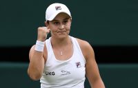 Ash Barty is enjoying a career-best run at Wimbledon. Picture: Getty Images