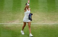 Ajla Tomljanovic advances to a first Grand Slam quarterfinal at Wimbledon; Getty Images