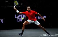Nick Kyrgios at the Laver Cup in Geneva in 2019. Picture: Getty Images