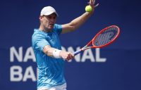 Luke Saville in action in Toronto. Picture: Getty Images