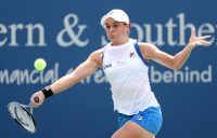 Ash Barty in action in Cincinnati. Picture: Getty Images