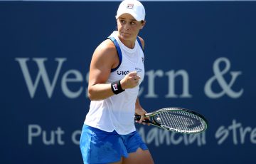 Ash Barty is into the final at Cincinnati. Picture: Getty Images