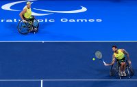 Dylan Alcott and Heath Davidson at the Tokyo Paralympics; Getty Images