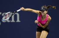 Ajla Tomljanovic in action at the US Open. Picture: Getty Images