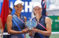 US Open 2021 champions Zhang Shuai and Sam Stosur. Picture: Getty Images
