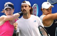 Ajla Tomljanovic, Jordan Thompson and Ash Barty lead the Australian charge at the US Open. Pictures: Getty Images