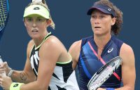 Storm Sanders and Sam Stosur will face-off in the US Open women's doubles quarterfinals. Pictures: Getty Images