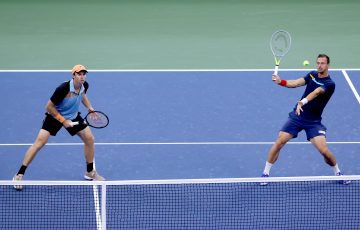 John Peers and Filip Polasek in action. Picture: Getty Images