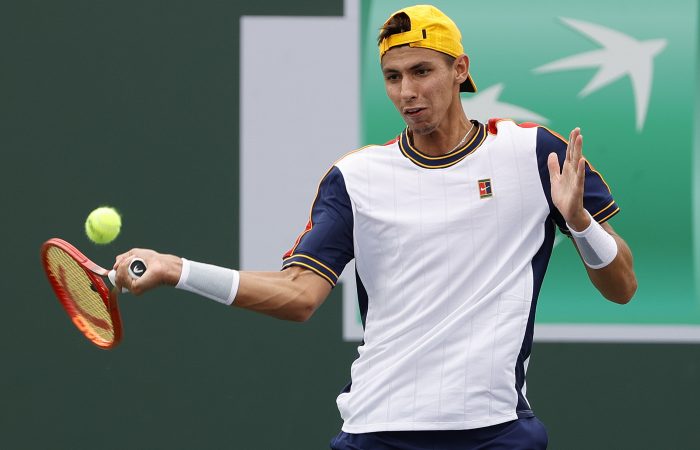 Alexei Popyrin in action at Indian Wells. Picture: Getty Images