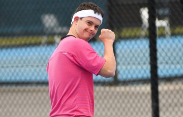 Timothy Walsh of New South Wales at the 2021 Australian Tennis Championships at Melbourne Park in April. Picture: Tennis Australia