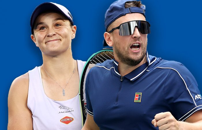 Ash Barty and Dylan Alcott are the 2021 Newcombe Medallists. Pictures: Getty Images