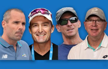 Francois Vogelsberger, David Taylor, Wayne Arthurs and Craig Tyzzer are finalists in the Coaching Excellence - Performance category at the 2021 Australian Tennis Awards.