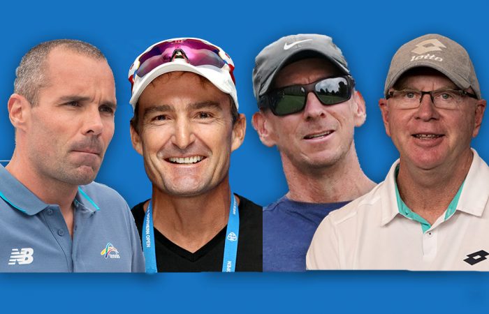 Francois Vogelsberger, David Taylor, Wayne Arthurs and Craig Tyzzer are finalists in the Coaching Excellence - Performance category at the 2021 Australian Tennis Awards.