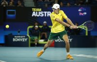 Australia's Alex de Minaur in action at the 2021 ATP Cup in Melbourne. Picture: Getty Images