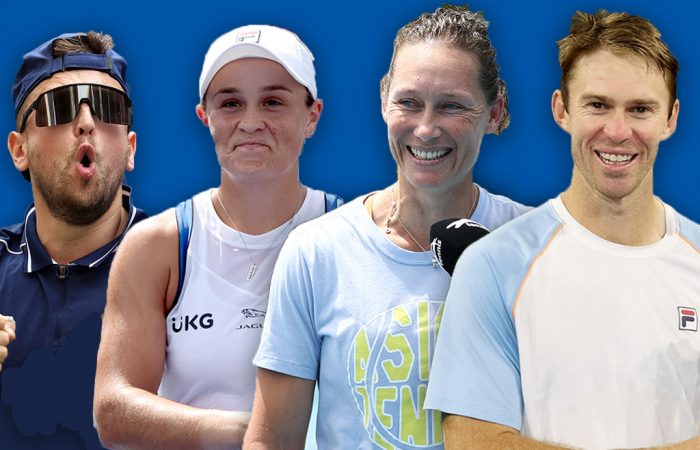 Dylan Alcott, Ash Barty, Sam Stosur and John Peers are nominated for the prestigious Newcombe Medal in 2021. Pictures: Getty Images