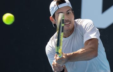 Jason Kubler in action at AO 2022. Picture: Tennis Australia