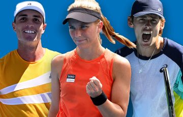 Chris O'Connell, Maddison Inglis and Alex de Minaur lead the Aussie charge on day six at AO 2022. Pictures: Getty Images