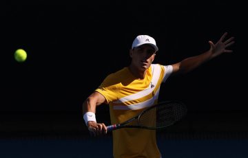 Chris O'Connell competes at the Australian Open; Getty Images 