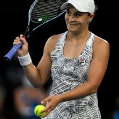 Ash Barty progresses to an Australian Open quarterfinal for a fourth straight year; Getty Images 