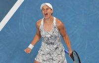 Ash Barty celebrates winning her AO 2022 title. Picture: Getty Images