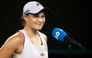 Ash Barty at Australian Open 2022; Getty Images