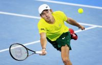 Alex de Minaur in action at the ATP Cup. Picture: Getty Images