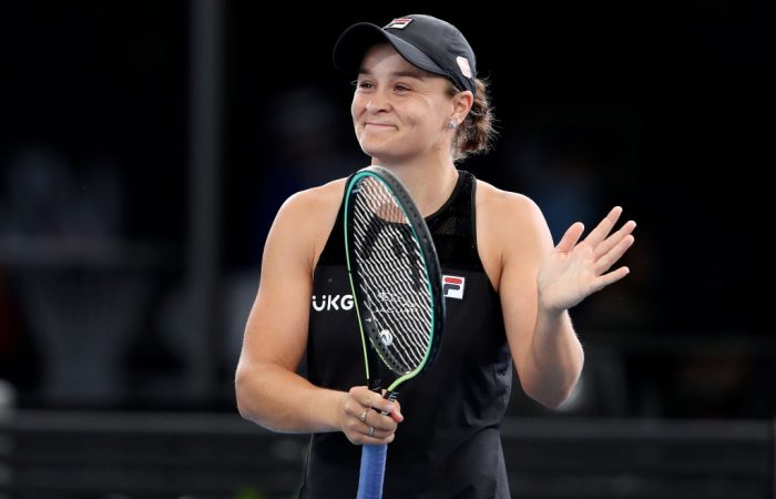 Ash Barty has made a successful start to the 2022 season in Adelaide; Getty Images 