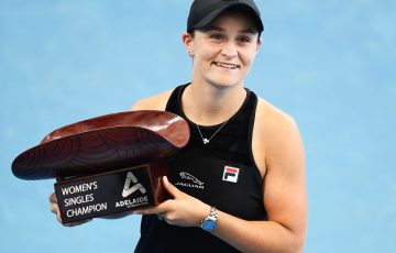 Ash Barty triumphs at the Adelaide International for a second time; Getty Images 
