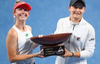 Storm Sanders and Ash Barty are the Adelaide International doubles champions for 2022; Getty Images