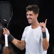Thanasi Kokkinakis at the Adelaide International 2; Getty Images a