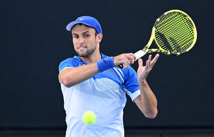 Aleksandar Vukic in action at AO 2022. Picture: Getty Images