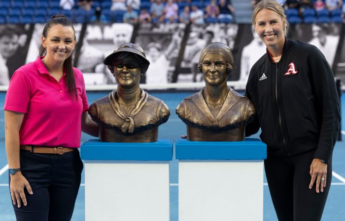 Casey Dellacqua and Alicia Molik unveil the Australian Tennis Hall of Fame inductees for 2022.