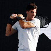 Thanasi Kokkinakis is vying for a first ATP title at the Adelaide International 2 tournament. 