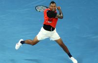 NIck Kyrgios competes at AO 2022; Getty Images
