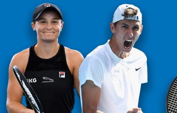 Ash Barty and Alexei Popyrin lead the Australian charge at the Sydney Tennis Classic.