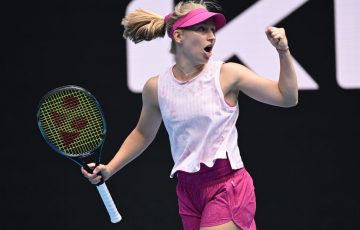 Daria Saville, pictured at AO 2022, claims an epic battle in Guadaljara; Getty Images 