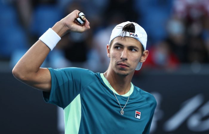 Alexei Popryin moves into the second round of the 2022 Dubai Duty Free Tennis Championships; Getty Images 