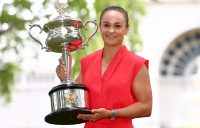 Ash Barty with her Australian Open 2022 title. Picture: Getty Images