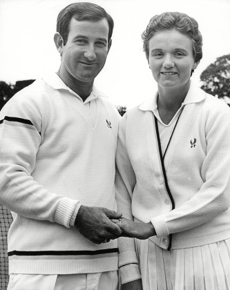 Jimmy Moore and Fay Toyne announced their engagement at Wimbledon in 1967. 