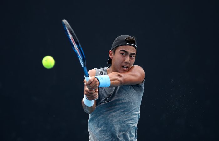 ON THE RISE: Australia's Rinky Hijikata in action. Picture: Getty Images